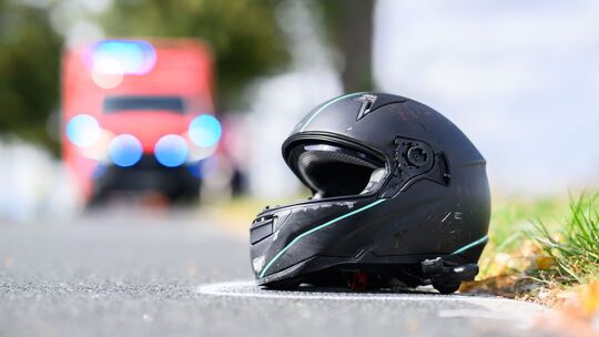 Motorradunfall Symbolbild