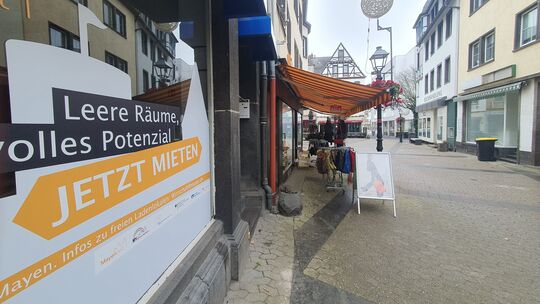 In der Mayener Brückenstraße wird immer gegen Leerstand gekämpft. Künftig wird eine Leerstandssoftware eingesetzt. In der Mayener Brückenstraße wird immer gegen Leerstand gekämpft. Künftig wird eine Leerstandssoftware eingesetzt.