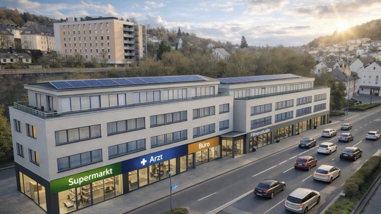 Kein Schandfleck mehr, sondern modern und funktional. So könnte der Bereich bald aussehen. Die auf dem Foto gezeigten Visualisie