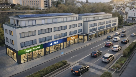 Kein Schandfleck mehr, sondern modern und funktional. So könnte der Bereich bald aussehen. Die auf dem Foto gezeigten Visualisie