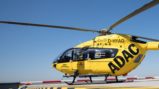 Zu 46 Einsätzen im Rhein-Hunsrück-Kreis flog der ADAC Rettungshubschrauber Christoph 77 aus Mainz im Jahr 2025.