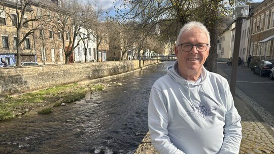 Claus Tressel am Hahnenbach in Kirn: Der 75-jährige Christdemokrat ist zwar ins Heilbronner Land ausgewandert, aber seine Heimat