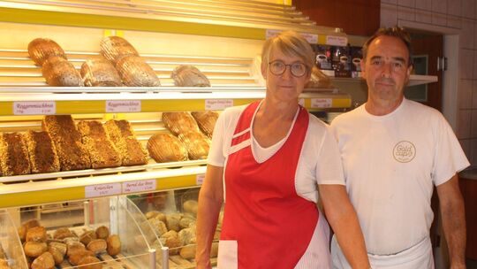 Lange ist’s her: Früher betrieben Elke und Peter Henrichs die Bäckerei samt kleinem Laden in Reil.