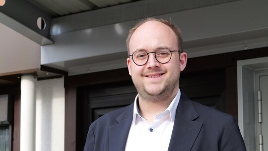 Pierre Fischer ist seit 100 Tagen Bürgermeister der Verbandsgemeinde Rengsdorf-Waldbreitbach.
