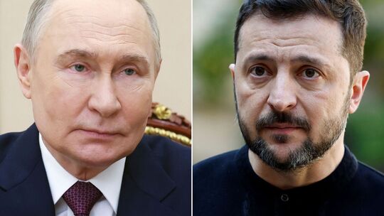 Wladimir Putin und Wolodymyr Selenskyj Wladimir Putin und Wolodymyr Selenskyj