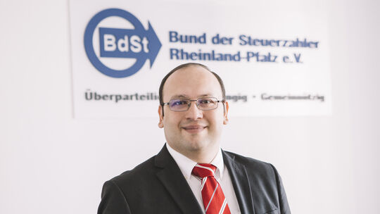 René Quante, Geschäftsführer des Bundes der Steuerzahler in Rheinland-Pfalz.