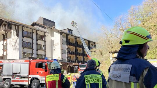 Groß war der Lösch- und Rettungseinsatz vom 8. April im Cochemer Enderttal. Funklöcher erschwerten die Arbeit der Brandschützer