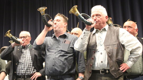 Die Jagdhornbläser Rhein-Lahn sorgten für die richtigen Töne.