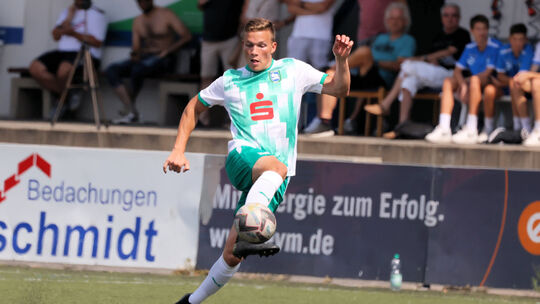 Chris Rönz kommt langsam in Fahrt: Vier Tore erzielte der Offensivspieler gegen Ahbach. Nach langer Verletzungspause versucht er