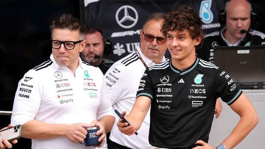 Peter Bonnington und Kimi Antonelli