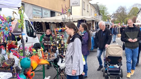Auch in diesem Jahr konnte sich die Angebotsvielfalt beim Marktspektakel des Escher Frühlingsfestes erwartungsgemäß sehen lassen