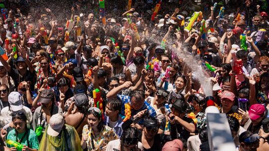 Neujahrsfest Songkran in Thailand