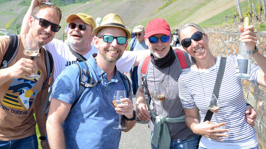 Im vergangenen Jahr waren beim Mittelrheinischen Weinfrühling sonniges Wetter und milde Temperaturen angesagt. Tausende Besucher