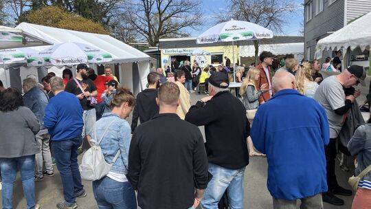 Beliebtes Event: Mehrere Tausend Besucher kamen zum Frühlingsfest im Tierheim Siegen an der Heidenbergstraße vorbei. Am ersten S