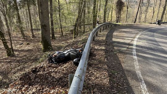 Der tödliche Motorradunfall vom Ostermontag ist nur einer von zwei schweren Verkehrsunfällen in den vergangenen fünf Jahren auf