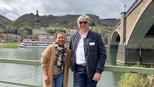 Die Vorsitzenden des Gästeführervereins Mosel-Hunsrück-Eifel sind Walter Quadt und Bianca Granzow.