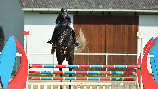 Das Late-Entry-Turnier des RuFV Niederneisen nutzte auch die für den ZRFV Langenscheid startende Lena Säuberlich zum Jahres-Debü