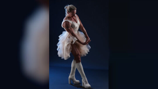 Elena Heubner beim Posen für die Kamera.