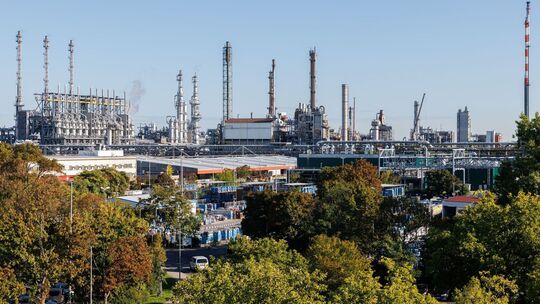 BASF Stammwerk in Ludwigshafen