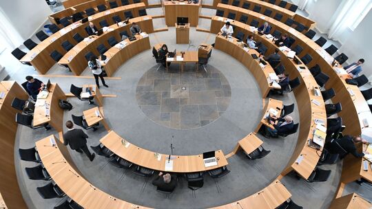 Untersuchungsausschuss "Flutkatastrophe" in Mainz