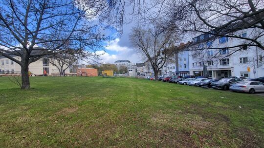 Auf diesem Grundstück in der Weißer Gasse sollen die neue Synagoge und das neue Gemeindezentrum der Jüdischen Kultusgemeinde Kob