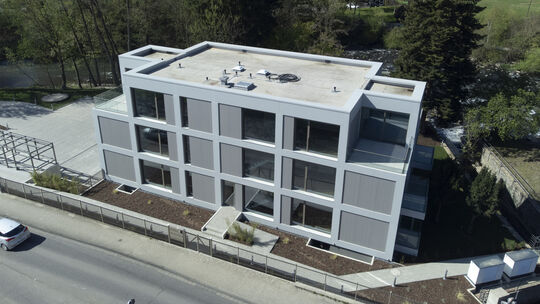 Nur noch ein paar technische Details sind an dem neuen Wohngebäude am Hammergraben in Neuwied fertigzustellen.