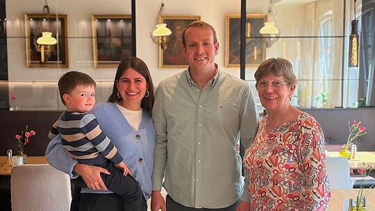 Erfolgreiche Familienband: Elisa Marie Kehl (2. von links), Felix Kehl und Christel Reichardt sind ständig im Einsatz - rund um