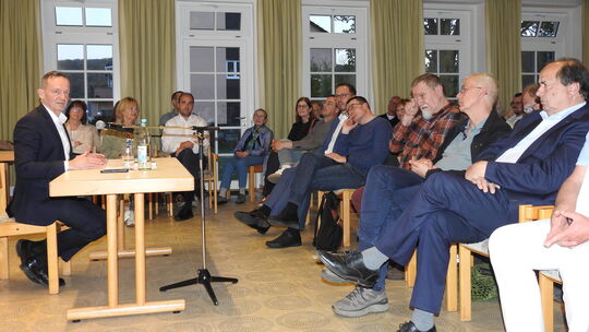 Die Lesung von Volker Wissing aus seinem Buch "Verantwortung" und seine Einblicke in das politische Leben fanden lebhaftes Inter