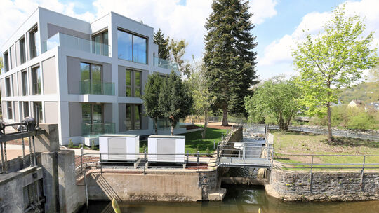 Das neue Wohnhaus an der Wiedinsel in Niederbieber