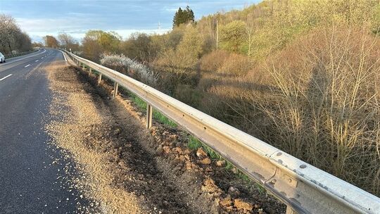 Aufnahme der Unfallstelle