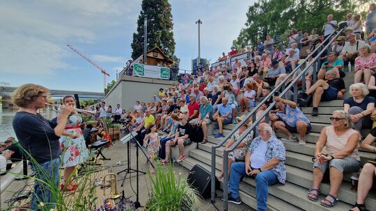 Die Formation "jazztag" sorgte im Juni 2025 für einen fulminanten Auftakt der Kulturstufen.