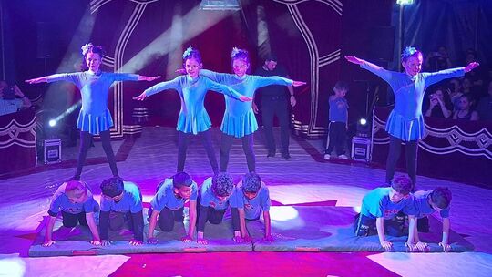 Der Mitmachzirkus Blubber begeisterte in Baumholder bei den beiden großen Abschlussvorstellungen.