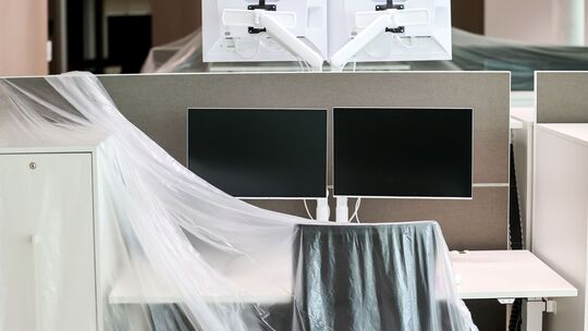 Leere Arbeitsplätze