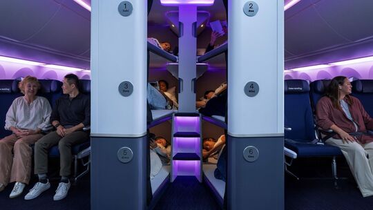 Skynest bei Air New Zealand