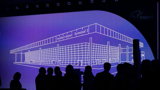 Eröffnung Terminal 3 am Frankfurter Flughafen