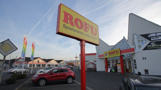 Auch im Gewerbepark Mülheim-Kärlich betreibt der Spielwarenhändler Rofu eine Filiale.