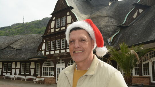 Andreas Schnorrenberger von "Meine Stadt Bad Kreuznach" richtet ab diesem Jahr den Weihnachtsmarkt im Kurpark von Bad Münster am