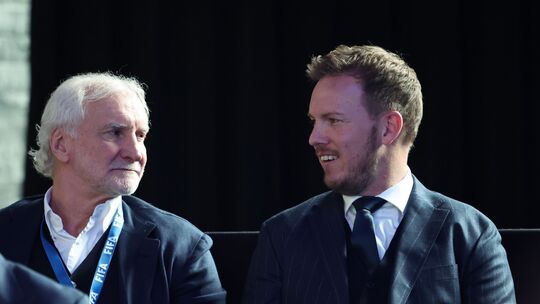 Rudi Völler und Julian Nagelsmann