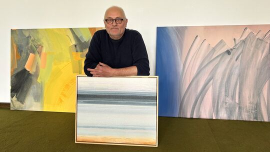 Die Brushstrokes, also Pinselstriche, sind das Markenzeichen Mircea Handaburas. Er ist einer von insgesamt vier Künstlern, die i