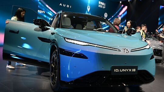 Vor der Automesse in Peking