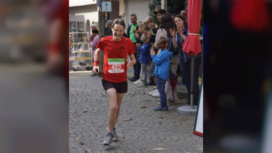 Klaus Uebel beißt. Der Kampf hat sich gelohnt, denn in Breitungen an der Werra landete der Mann vom Idarer TV auf Platz drei der