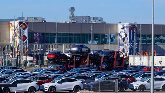 US-Elektroautobauer Tesla in Grünheide