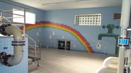 Die VG Kirchberg lädt am Sonntag, 26. April, von 11 bis 16 Uhr zu ihrem Wassertag ein. In diesem Bild: Wasseraufbereitung Schwar