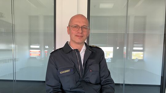 René Schubert, Präsident des Landesamts für Brand- und Katastrophenschutz (LfBK), war bei unserer Zeitung zu Gast. Seine Behörde
