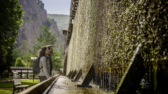 Im Salinental zwischen Bad Kreuznach und dem Stadtteil Bad Münster am Stein-Ebernburg gibt es das größte Freiluftinhalatorium Eu
