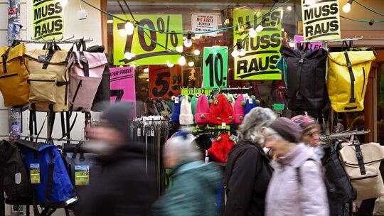 Verbraucherstimmung im Sinkflug