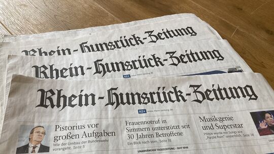 In der Rhein-Hunsrück-Zeitung darf natürlich die Kolumne "Guten Morgen" nicht fehlen. In der Rhein-Hunsrück-Zeitung darf natürlich die Kolumne "Guten Morgen" nicht fehlen.