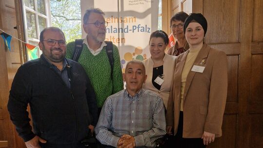Bei der agarp-Versammlung in Koblenz (von links): Yusuf Kalayci (Landesvorstand), Günter Leber, Kemal Gülcehre (Landesvorsitzend