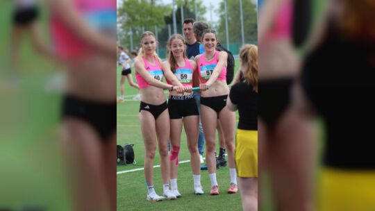 Franziska Schulz, Henriette Panter und Lucie Biehl (von links) gehen in dieser Saison gemeinsam auf Medaillenjagd.
