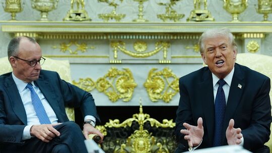 US-Präsident Trump empfängt Bundeskanzler Merz